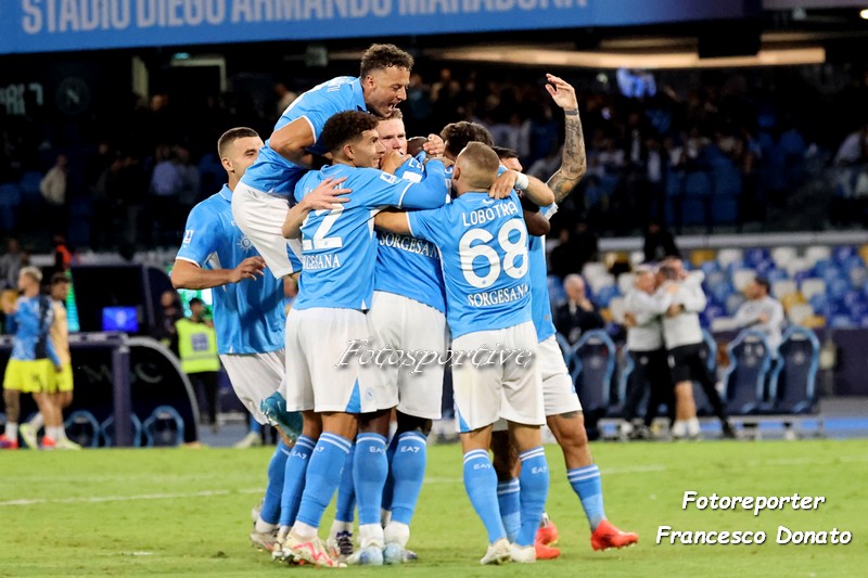 Serie A 2024 – 2025 7 Giornata Napoli – Como 3 – 1, Foto